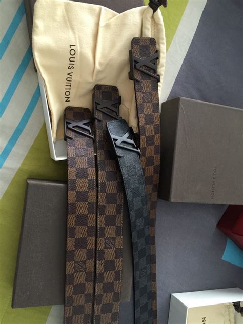 cinturón louis vuitton original vs replica